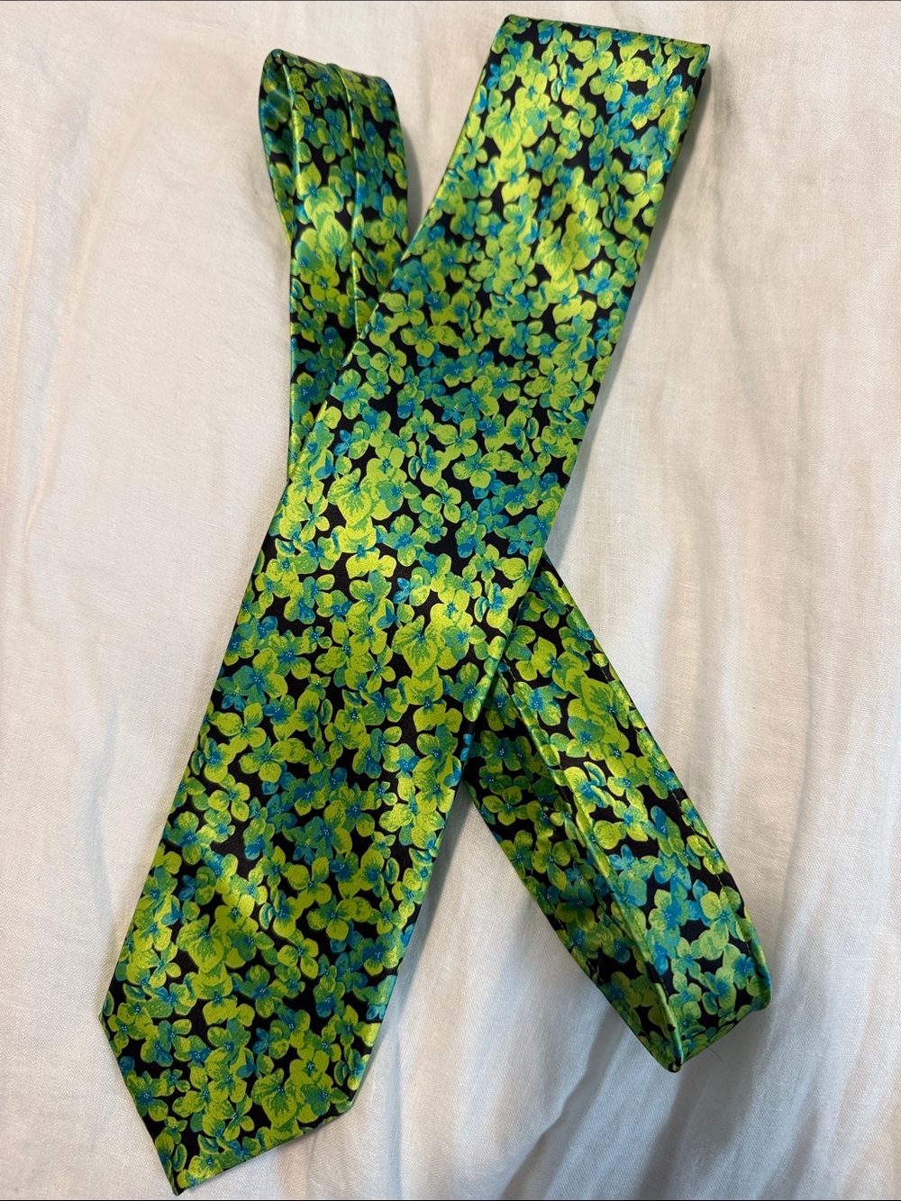 Italo Ferretti 100% Silk Green Tie for Men